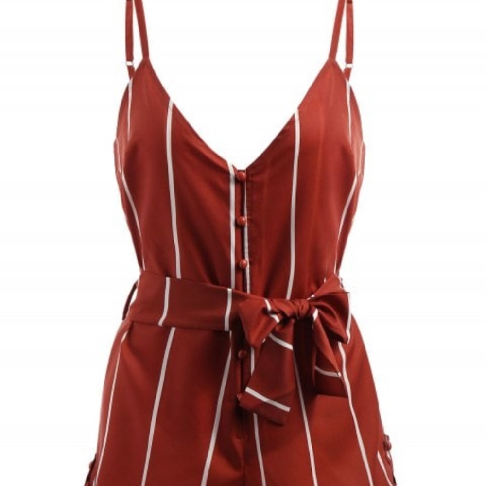 Zaful red/orange romper